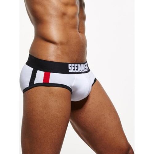 Manufacturers wholesale mens underwear seeinner man cup cotton underwear briefs a undertakes