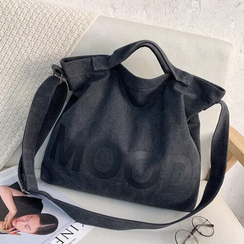 Women Bag Square Canvas Letter Casual Unisex Shoulder Bags Handbags Pures and Bags Crossbody Men Bag Simple High-Capacity