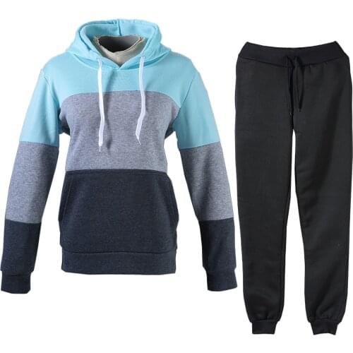 Casual Tracksuit Women Two Piece Set Suit Female Hoodies and Pants Outfits 2020 Womens Clothing Autumn Winter Sweatshirts New