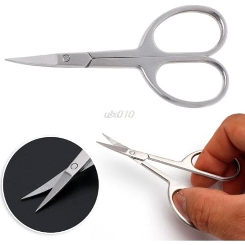 Professional Nail Scissor Manicure Tool For Nails Eyebrow Nose Eyelash Cuticle Scissors Curved Pedicure Scissors Oct Drop Ship
