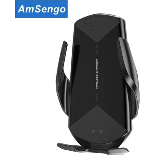 Qi 15W Car Wireless Chargers For iPhone 12 11Pro X 8 Phone Holder For Samsung Xiaomi Auto Air Vent Mount Support Car Phone Stand