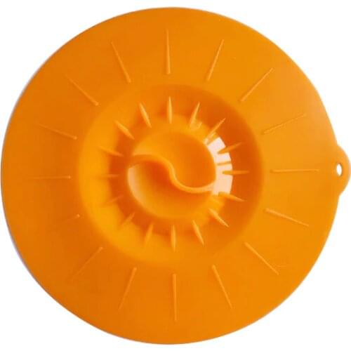 28CM 164g Silicone Suction Lids Colorful Food Covers for Bowls Pots Pans Mugs Slicone Cover For Pan Silicone Spill Stopper Lid