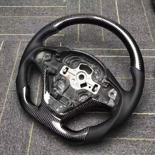 For BMW 1 2 3 4 5 7 Series X1 X3 X5 X6 E90 E92 E60 F10 F30 M Series Carbon Fiber Leather Replacement Steering Wheel Accessories