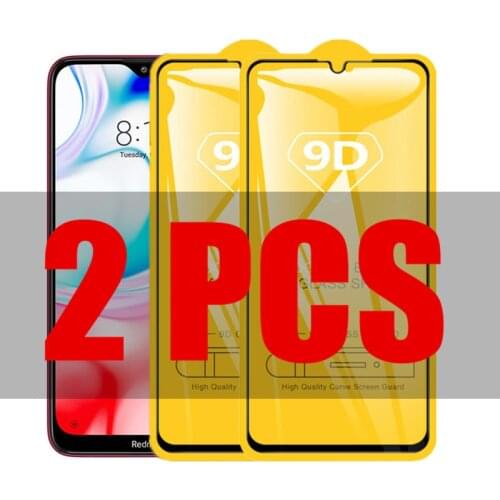 2Pcs 9D Glass For Xiaomi Redmi 8 A Protective Glass on the for Xiomi Redmi 8 8A 6.22" Screen Protector Film