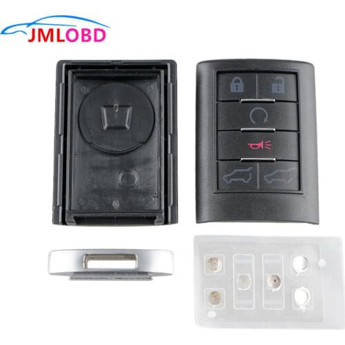 2020 New Replacement Car Key shell without small key for 2007-2014 Cadillac Escalade ESV EXT Remote Key Fob 6 Buttons Shell Case