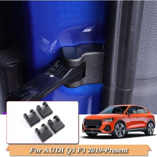 For Audi Q3 F3 2019-Present Car Styling Car Door Lock Protective Covers Cover Door Check Arm Protector Cover External Accessory
