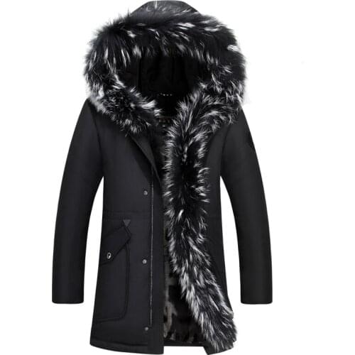 Women Winter down Jacket 2019 Real Fur Hooded Design Coats Long Thick Warm Parkas Womens Winter down Jackets And Coats