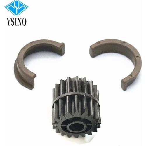 1Sets Export A Quality 18/18T Fuser Drive Gear A0XX638521+Bizhub 184 Upper Roller Bushing for Konica Minolta Bizhub 164 184 7718