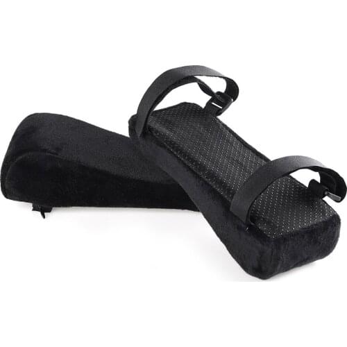 Chair Armrest Pads and Memory Foam Elbow Pillow for Forearm Pressure Relief Universal Chair Arm Cover 2pcs Set B99