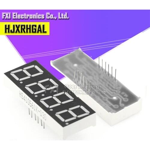 5pcs Digital tube segment common Anode AS Red 4 Bit time digital Tube 0.56 inch 12 needles Red LED Display