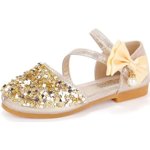 BYUAN Leather Shoes For Girls