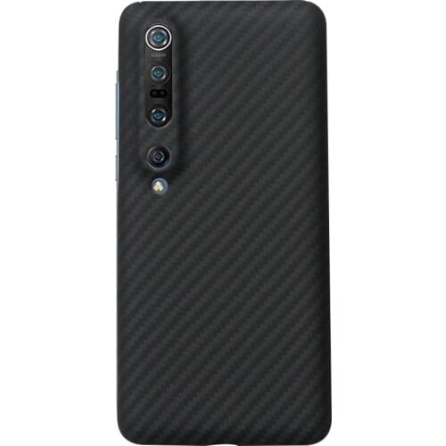 Carbon Fiber Case for Xiaomi Mi 10 Pro Case Matte Aramid Fiber Ultra Thin Light for Xiaomi 10Pro 10 Pro Phone Cover