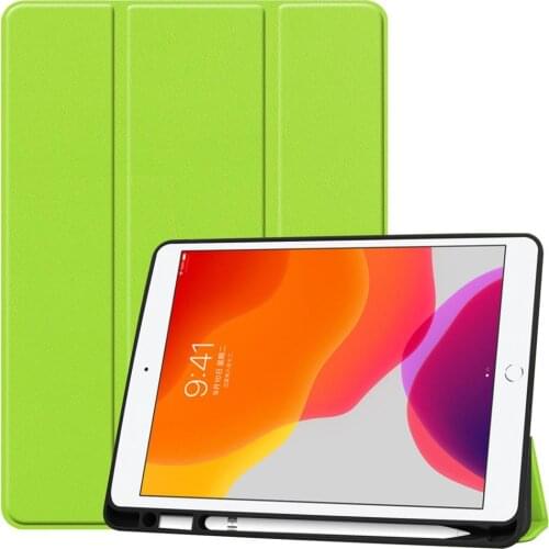 For iPad 7th Generation 10.2 inch 2019 leather Smart Case Slim Shell Standing Cover Bracket E-book cases Protective Skin #920