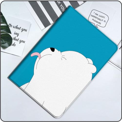 Cartoon Bear ipad pro 11 Case for 10 2 ipad 7th generation Cute Mini 5 Hard Back Cover ipad pro 12 9 Cases For Air 2 ipad Mini 2