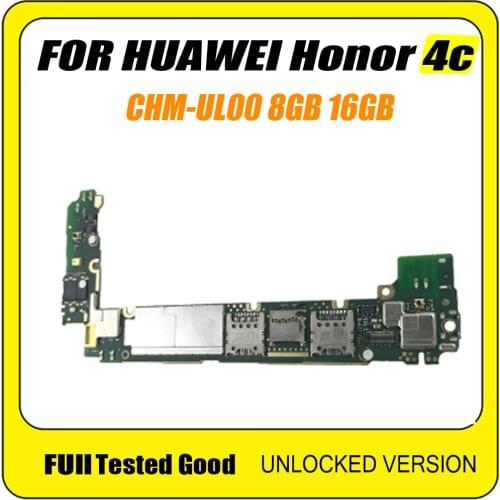 CHM-UL00 8GB 16GB For HUAWEI Honor 4c Motherboard,Original Unlocked Logic Board 8GB 16GB For HUAWEI Honor 4c Mainboard