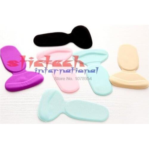 By dhl or ems 200 pairs Gel Silicone Thickened Shock Cushion-Shoe Heel Protection Wedge Adhesive Silicone Gel Cooling insole Pad