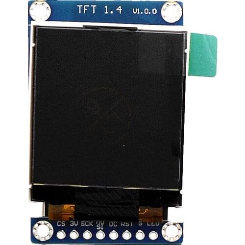 ESP8266 TFT 1.4 shielded V1.0.0 display module for D1 mini 1.44 inch TFT display 128x128 ST7735S