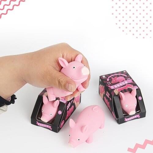 Funny Top Fidget Toy Cute Pig Decompression Toy Stretch Pinch Restores Pig Toy Relievestress Toy Animal Toys Stress Relief Toys