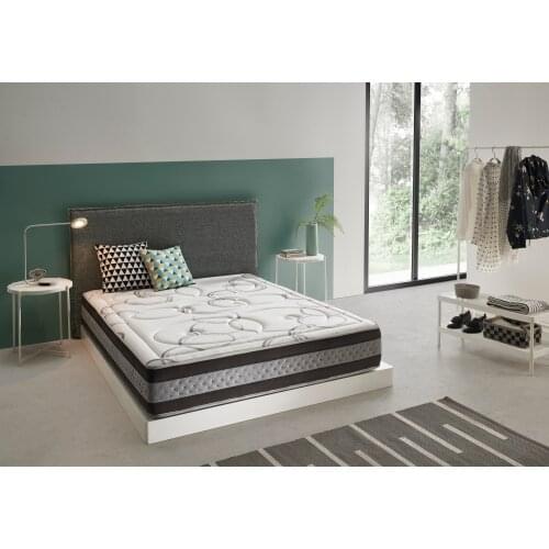 Visco Premium Grafeno bagged spring mattress-height 30cm-Kamasof-quilted Velour graphene with ultrasound technology