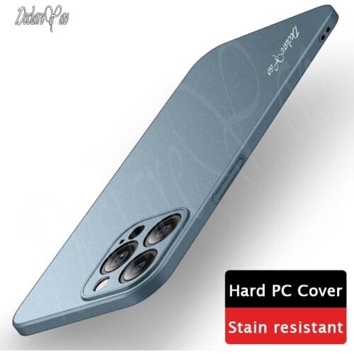 13 Pro Max Case DECLAREYAO Original Ultra Slim Matte Coque For Apple iPhone X 12 11 Pro Xs XR Max SE2 6 7 8 Case Frosted Hard PC