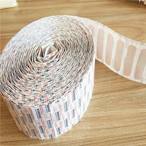 100pcs/lot Portable Waterproof Band Aid Bandage First Aid Wound Dressing Medical Tape Anti-Bacteria Wound Plaster Emergency Kits