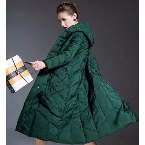 Long sleeve down jacket