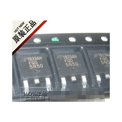 Qixinruite 10PCS/LOT imported original 5N50C FQD5N50C FQD5N50CTM instead of TMD5N50G TO-252 FET 5A 500V 100% new
