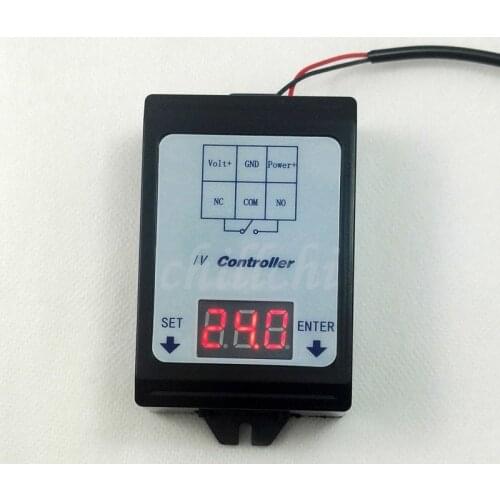 DC voltage detection control relay, 6-80V/48V60V battery charge and discharge timer, /30A through switch