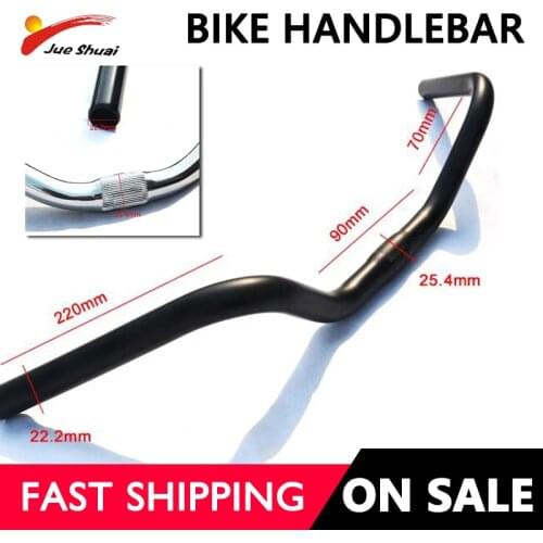 Black & Silver Handlebar Electric bicycle Handlebar Bicycle Parts Outer Diameter 22cm Two sides 25.4 cm Electric bike parts