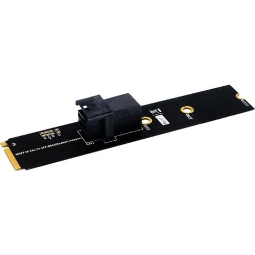 SFF-8643 to M.2 Adapter Card M.2 M Key to Minisas HD SFF-8643 36Pin Adapter Card Supports NVME Protocol