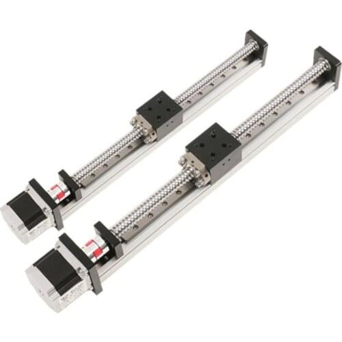 Ball Screw Linear Actuator 50mm-600mm Stroke 20Kg Effective Stroke CNC Linear Guide Stage Rail Motion Slide Table