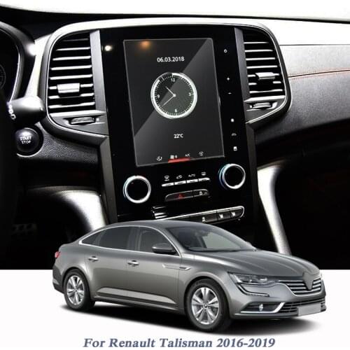 Car Styling GPS Navigation Screen Protect Glass Film For Renault Talisman 2016-2019 Dashboard Display PET Film Auto Accessory