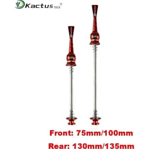 Kactus Bicycle Quick Release Skewers Ultra Light Cycling Titanium Skewer Lever QR Cycling Ti Axle Wheel Hub for MTB Road Bike