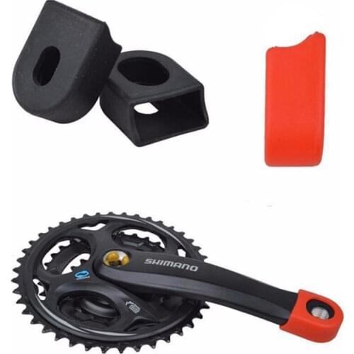 2 PCS Bike Crank Cover Protector Silica Gel BIcycle Race Crank Boot Protectors Crankset Protective Case Cheap dropshipping