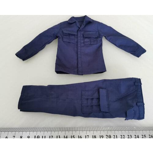 1/6th Special Forces Soldier Blue Training Uniform Model for 12" Action Doll