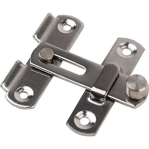 1PC stainless steel bolt hotel door anti-theft door bolt thickened sliding door buckle door bolt lock buckle