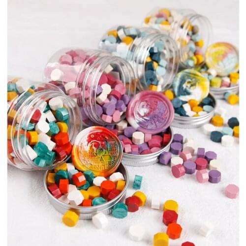 180pcs Sealing Wax Stamp Retro Envelope Seal Wax Beads Custom Wedding Birthday Craft Wax Particles DIY Decoration Wax