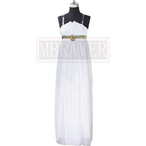 2018 Breath of the Wild Princess Zelda White Dress Cosplay Costume