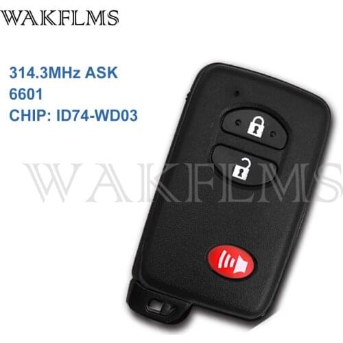 Brand New 3 Buttons With Panic Passive Keyless Go Entry For Toyota Keyless Go Keyless Entry Replace The Genuine Key