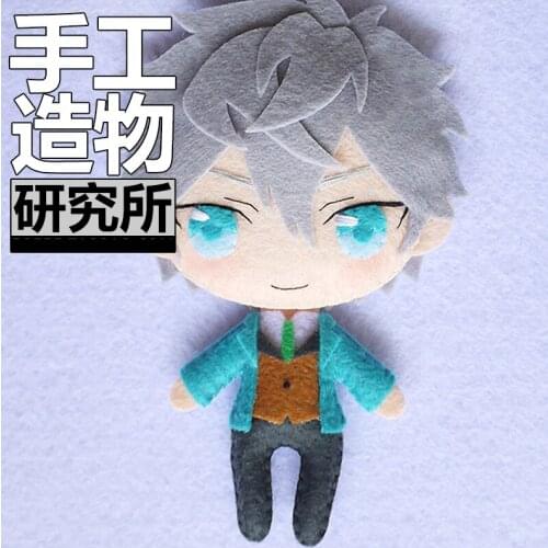 Anime Ensemble Stars Sena Izumi 12cm Soft Stuffed Toys DIY Handmade Pendant Keychain Doll Creative Gift