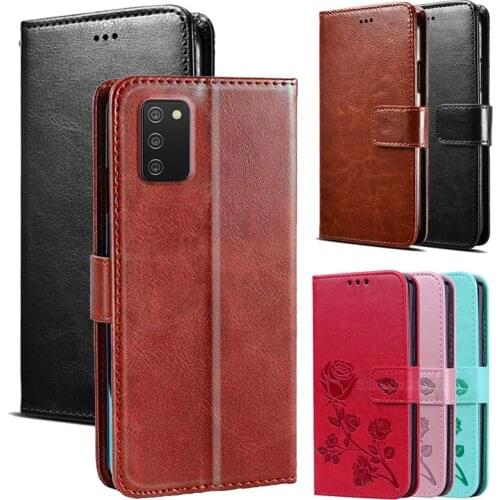 Case For Samsung Galaxy M02s Funda Wallet Protector Cover Coque Magnet Flip Leather Capa For Samsung M02s чехол Telefone Shell