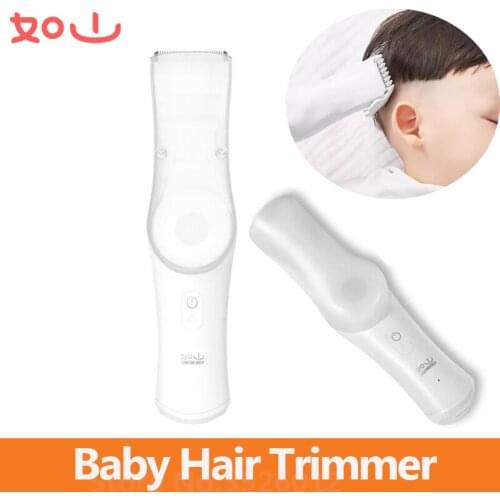 Rushan Electric baby hair clipper Automatic vacuum Suck hair mute IPX7 waterproof detachable hair trimmer Cutter