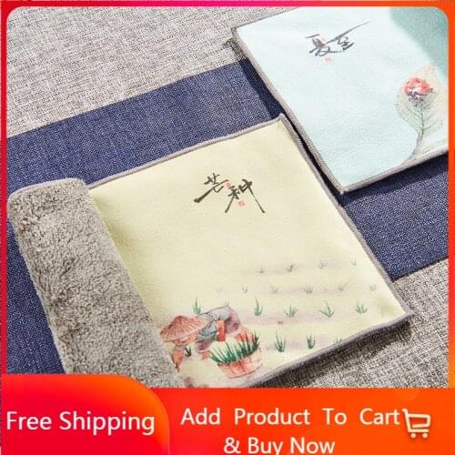 Chinese High-end tea towels tea cloth tablecloth absorbent tea table mats raise pot towels tea mat thickening tea cloth
