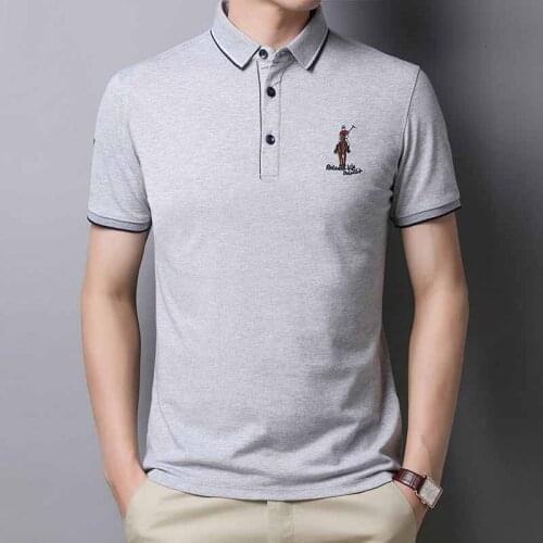 2021 summer short Sleeve Polo Shirt men fashion polo shirts casual YP8920