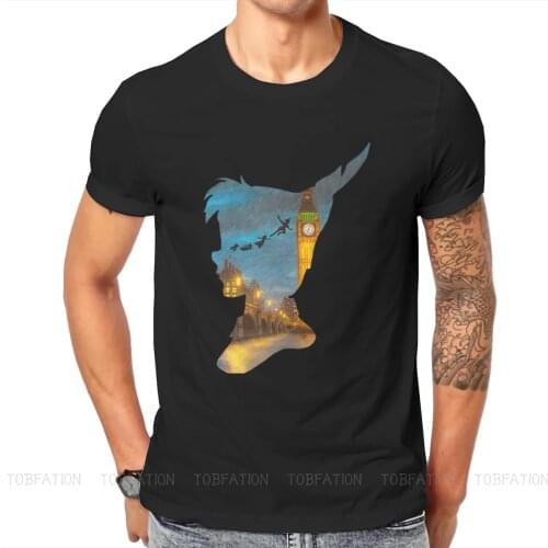 Over London Fashion TShirts Impressionism Men Style Pure Cotton Tops T Shirt Round Neck Oversized