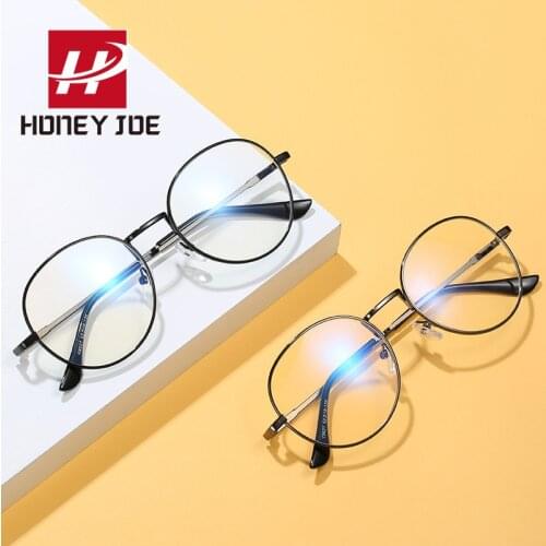 Retro Vintage Anti Blue Light Glasses for Men Women Computer Gaming Glasses Clear Lens Blu-Rays Blacking Optical Glasses Eyewear