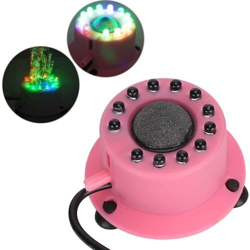Aquarium Full Sealing LED Colorful Submersible Bubble Light Fish Tanks Lighting Decoration Ornament Fish Tanks Bubble Lights