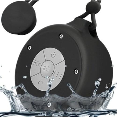 Mini Portable Bluetooth Speaker waterproof Shower Speaker Outdoor portable wireless speakers Solid with Built-in Mic/Suction Cup
