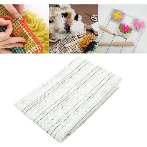 1x1.5m Blank Rug Hooking Mesh Canvas for Latch Hook Cushion Tapestry Canvas DIY
