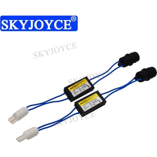 SKYJOYCE 2pcs 10-100pcs 12V T10 LED Warning Canceller Decoder T10 W5W 501 168 194 NO Error Canbus T10 Hard Soft LED Decoder